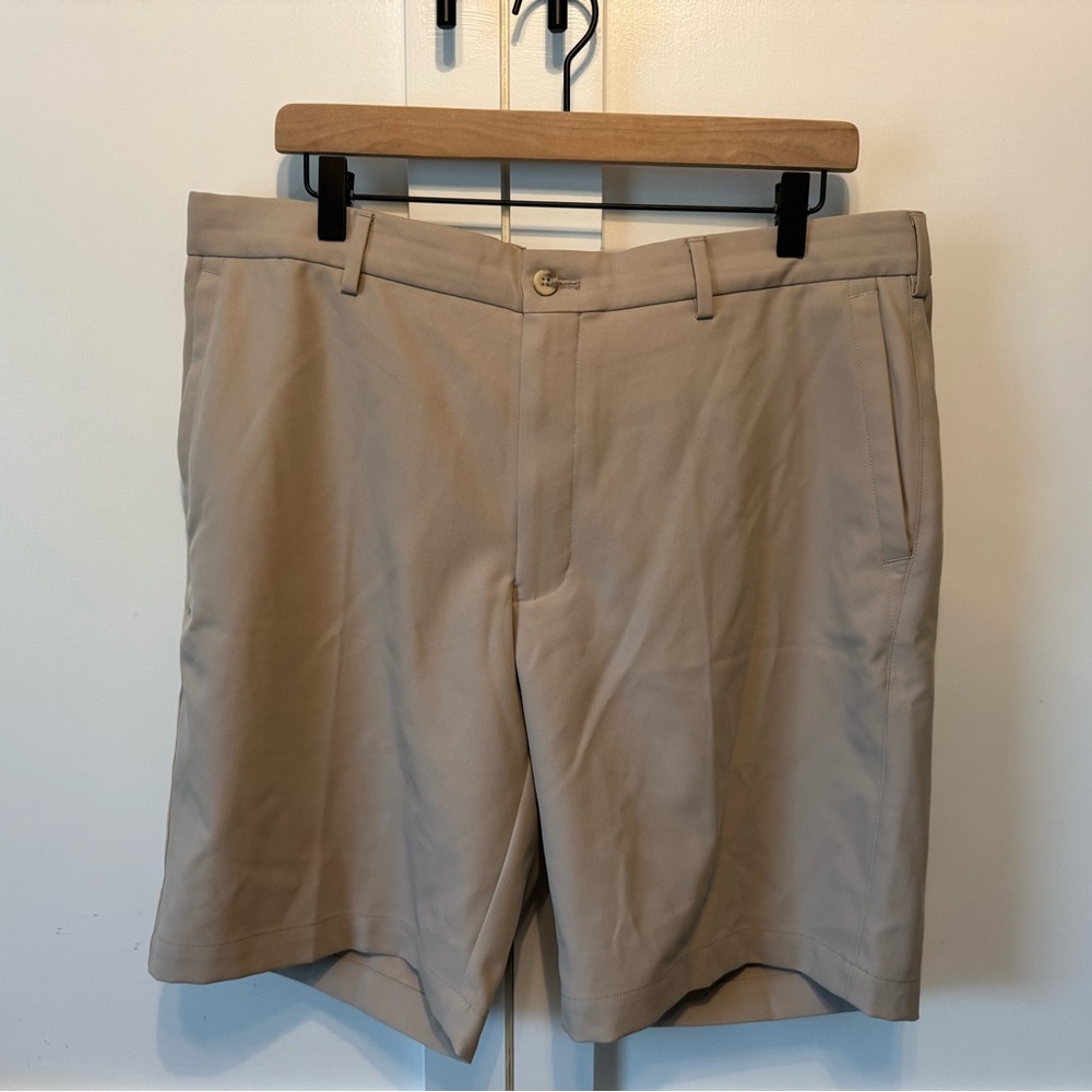 Peter Millar Salem Performance Short Size 36 Khaki